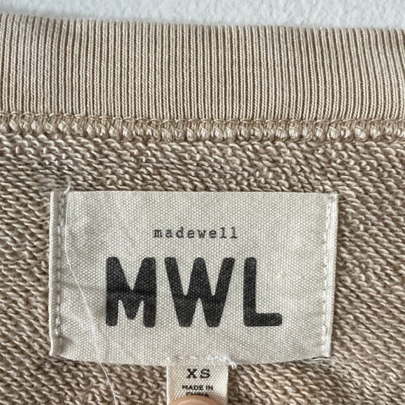 Madewell MWL Oversized Raglan Sweatshirt - Picture 5 of 6